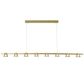 Rocket 1800 Bar Pendant - Gold