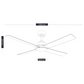 Bronco 52 DC Ceiling Fan - White with Light