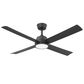 Bronco 52 DC Ceiling Fan - Black with Light