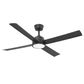 Bronco 52 DC Ceiling Fan - Black with Light