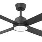 Bronco 52 DC Ceiling Fan - Black with Light