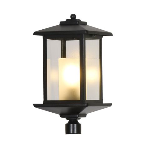 Barnet Exterior Post Top - Black