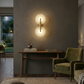 Noble Glass Wall Light - Gold