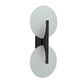 Noble Glass Wall Light - Black