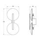 Noble Glass Wall Light - Black