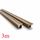 VC1010D Wash 45 Winged Aluminium Profile with Diffuser - 3m - Gold