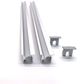 VC1010D Wash 45 Winged Aluminium Profile with Diffuser - 3m - White