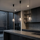 Meteor 1 Light Pendant - Black