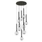 Meteor 10 Light Pendant - Black