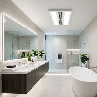 Extract Prime EC 4in1 Bathroom Heater, Fan, Light and Exhaust - White