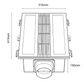 Extract Prime EC 4in1 Bathroom Heater, Fan, Light and Exhaust - White