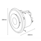 Extract Halo EC 240 Exhaust Fan with Light - White
