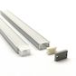 VC1710A IP65 Square Aluminium Profile with Diffuser - 3m - Silver