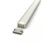 VC1710A IP65 Square Aluminium Profile with Diffuser - 3m - Silver