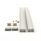 VC1710A IP65 Square Aluminium Profile with Diffuser - 3m - Silver