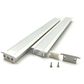 VC1710B IP65 Square Winged Aluminium Profile with Diffuser - 3m - White