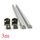 VC1010T Corner Aluminium Profile with Diffuser - 3m - Silver