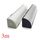 VC3030T Corner Aluminium Profile with Diffuser - 3m - Black