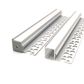 VCB028 Plasterboard Square Aluminium Profile with Diffuser - 3m