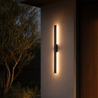 Shadow External Wall Light - 60cm - Black