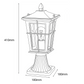 Eden Exterior Pillar Mount - Black