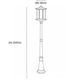 Barnet Exterior Post Light - Large 2050mm