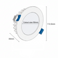 12w Patio P126 LED Downlight - White
