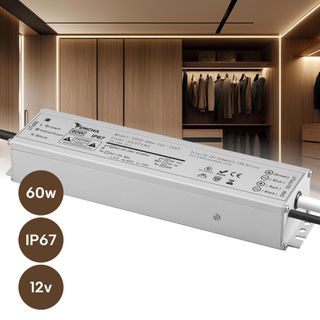 60w 12v Traic + 0-10v IP67 LED Driver