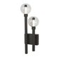 Meteor 2 Wall Light  - Black
