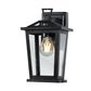 Trinity W1 Exterior Wall Light - Black - Small