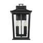 Trinity W2 Exterior Wall Light - Black - Medium