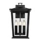 Trinity W3 Exterior Wall Light - Black - Large