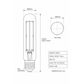 T30 x 145mm - 4w Clear Glass - Dimmable-4500K