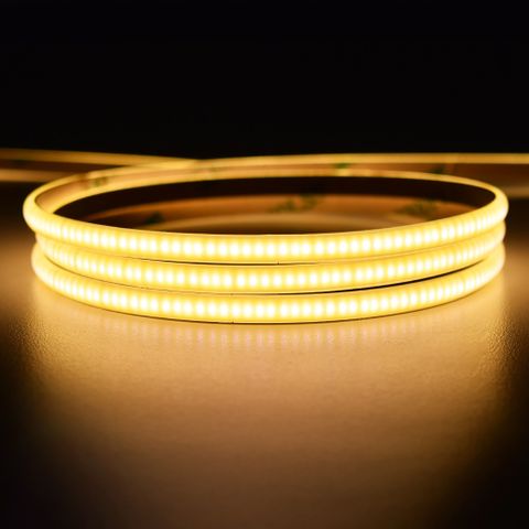 7w Thin COB LED Strip Light - 24v - IP65 - 1m - 3000K