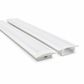 VC2707 Wide Winged Aluminium Profile with Diffuser - 3m - White