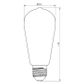 Pear ST64 4w LED Filament - E27 - 2700K