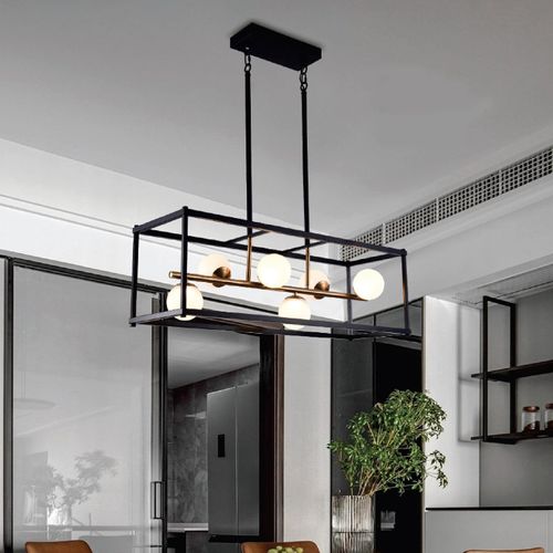 Franco 6 Light Square Bar Pendant