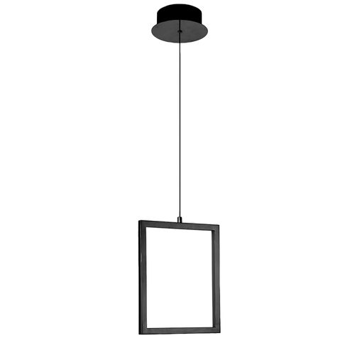 Dahli 1 Light LED Pendant - Black-3K