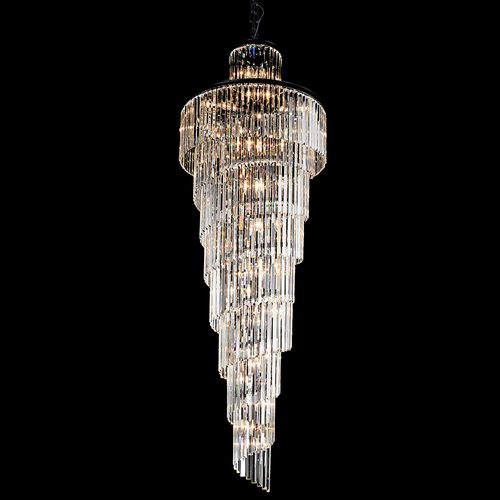 Chanel-L-BK Spiral Chandelier - 700x2000