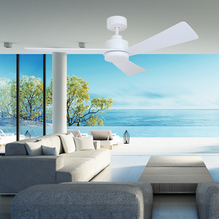 Bronte 52 DC Ceiling Fan - White with Light