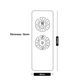 Bronte 52 DC Ceiling Fan - White with Light