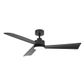 Bronte 52 DC Ceiling Fan - Black with Light