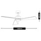 Bronte 52 DC Ceiling Fan - Black with Light