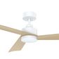 Bronte 52 DC Ceiling Fan - White-Oak with Light