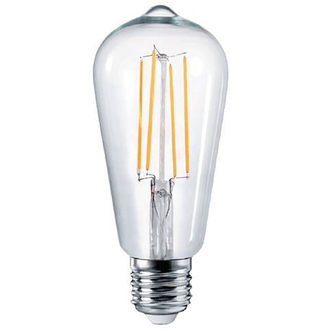 Pear ST64 8w LED Filament - Dim - E27 -4500K