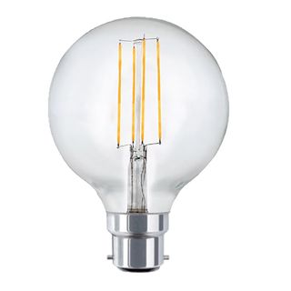 G95 8w LED Filament - Dim - B22 - 2700K