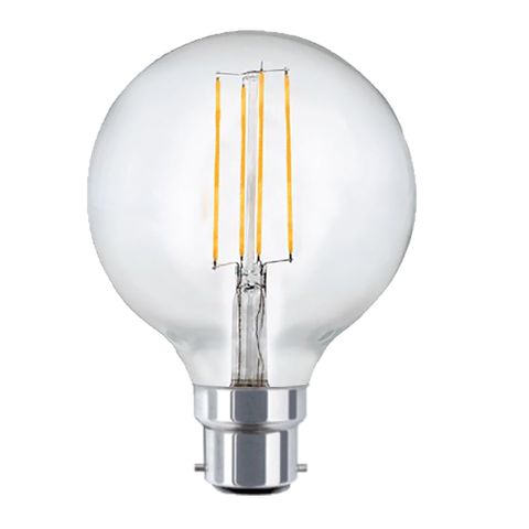 G95 8w LED Filament - Dim - B22 -4500K