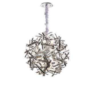 Brazza Pendant-650-Black-Chrome
