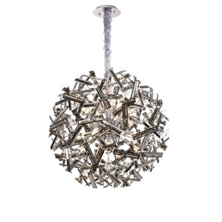 Brazza Pendant-1000-Black-Chrome