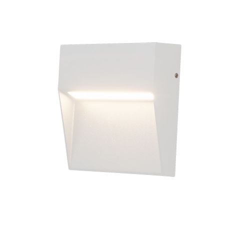 Tyler Square 4w LED Step Light - WH - TC